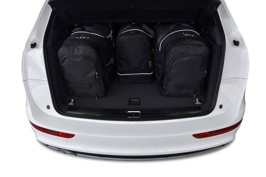 Audi Q5 2008-2016 4-väskor Sport #färg_Svart