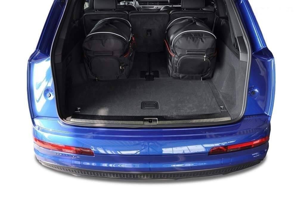 Audi Q7 2015+ 5-väskor 7004019 #färg_Svart