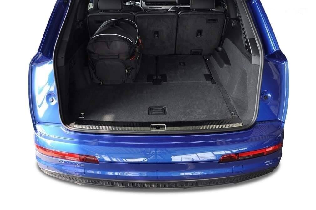 Audi Q7 2015+ 5-väskor 7004019 #färg_Svart