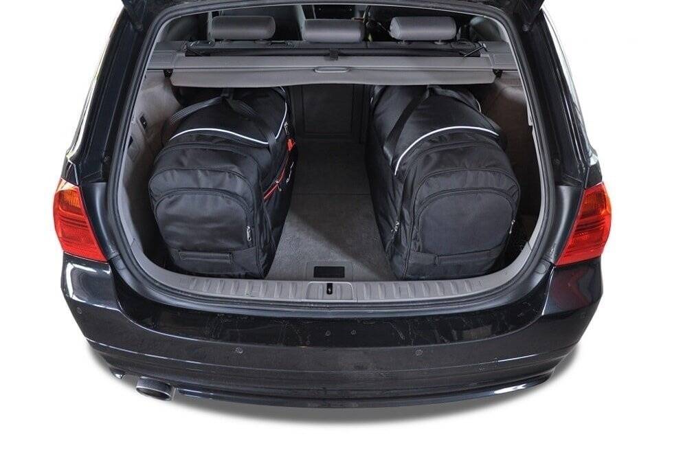 BMW 3 TOURING 2005-2013 4-väskor Sport #färg_Svart