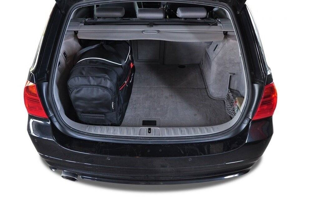 BMW 3 TOURING 2005-2013 4-väskor Aero #färg_Svart
