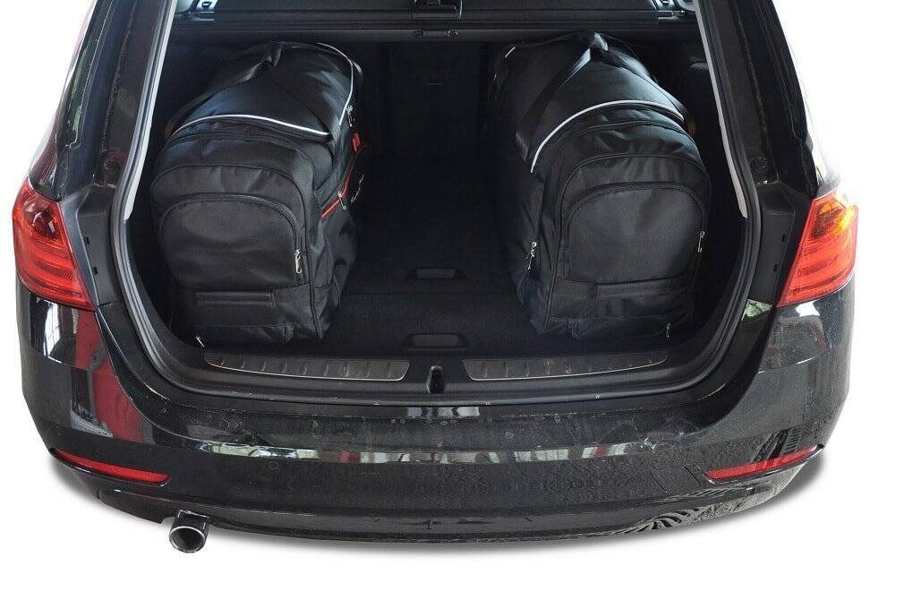 BMW 3 TOURING 2012-2018 4-väskor Aero #färg_Svart