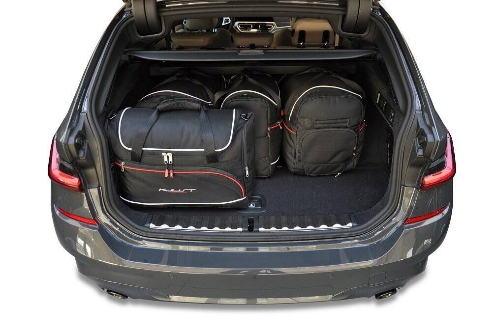 BMW 3 TOURING 2019+ 5-väskor #färg_Svart