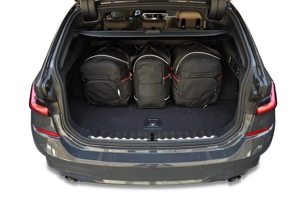 BMW 3 TOURING 2019+ 5-väskor #färg_Svart