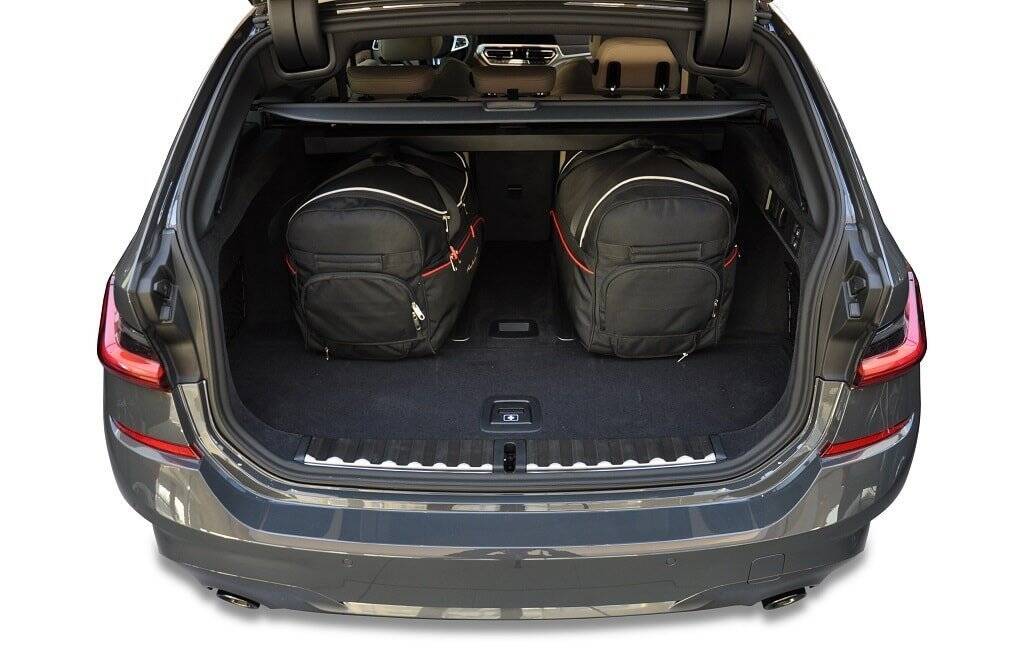 BMW 3 TOURING 2019+ 5-väskor #färg_Svart