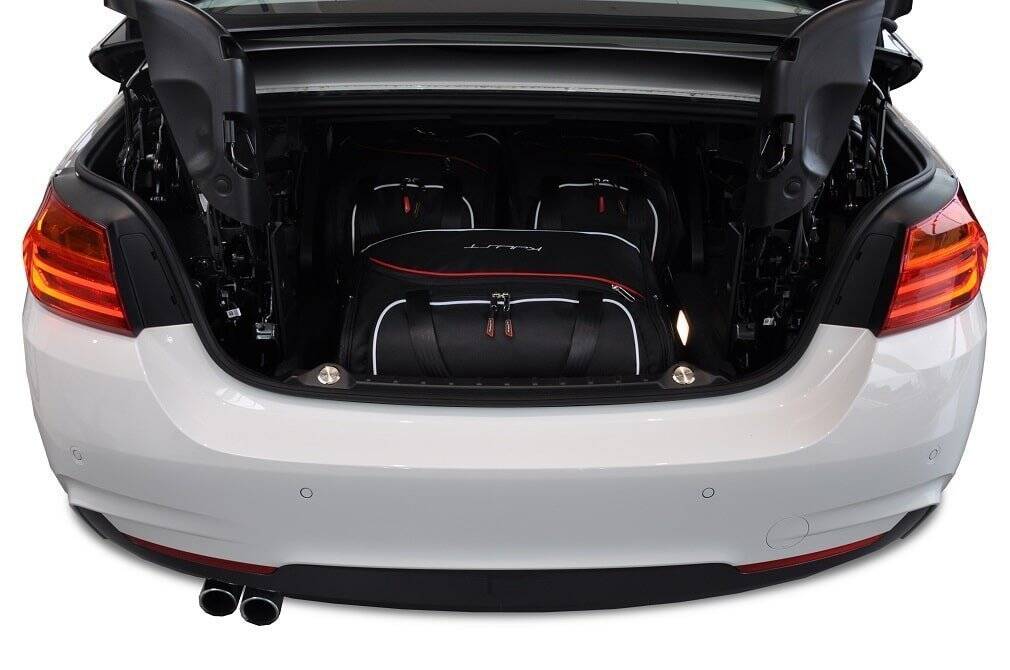 BMW 4 CABRIO 2013-2020 3-väskor #färg_Svart