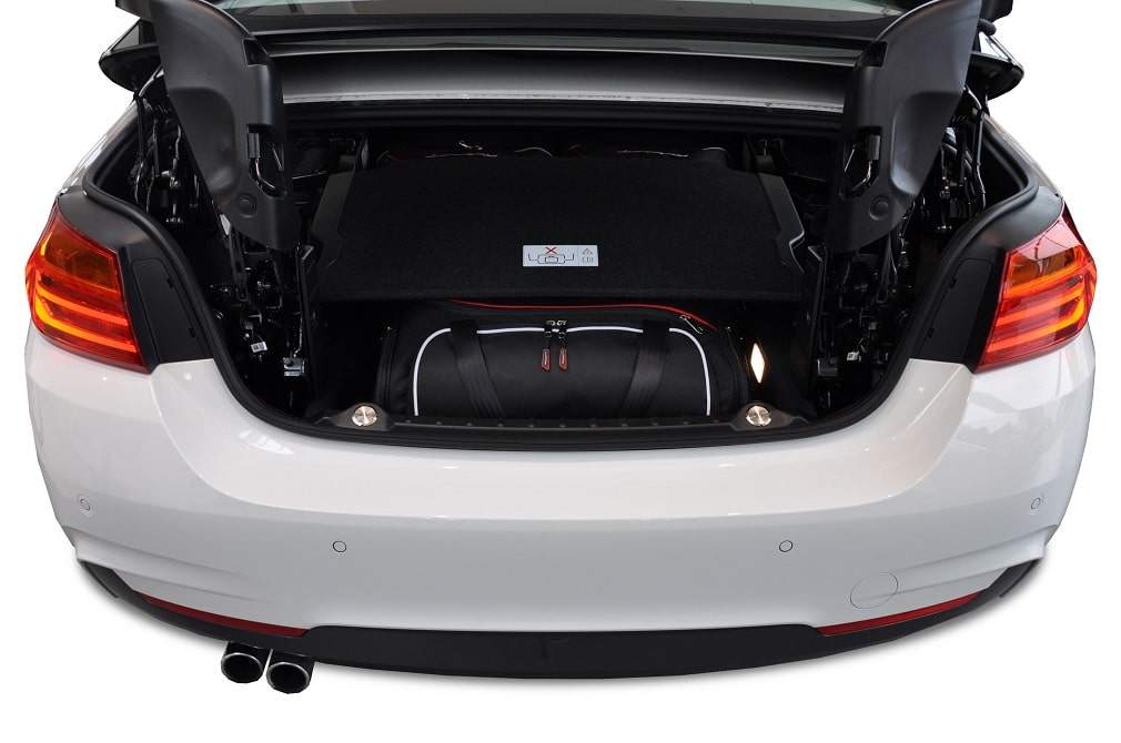 BMW 4 CABRIO 2013-2020 3-väskor #färg_Svart
