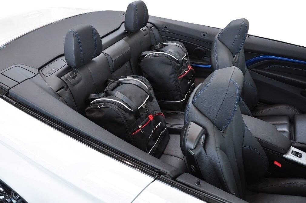 BMW 4 CABRIO 2013-2020 3-väskor #färg_Svart