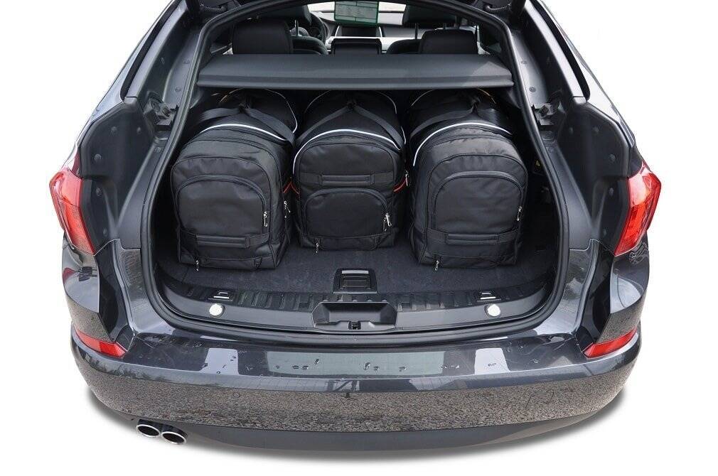 BMW 5 GRAN TURISMO 2010-2017 4-väskor Aero #färg_Svart