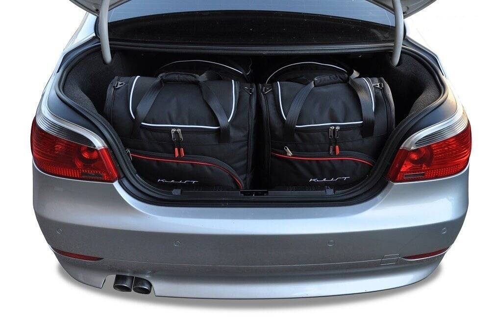 BMW 5 LIMOUSINE 2003-2010 4-väskor #färg_Svart