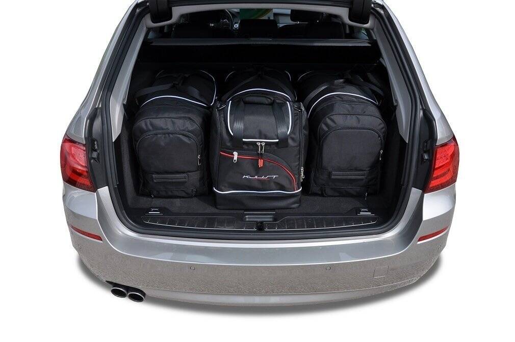 BMW 5 TOURING 2010-2017 4-väskor Sport #färg_Svart