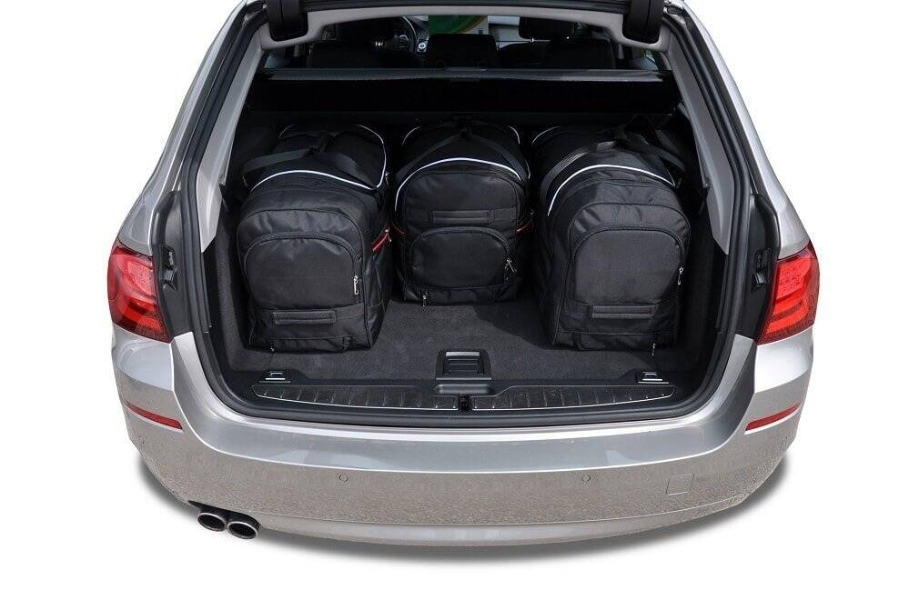 BMW 5 TOURING 2010-2017 4-väskor Sport #färg_Svart