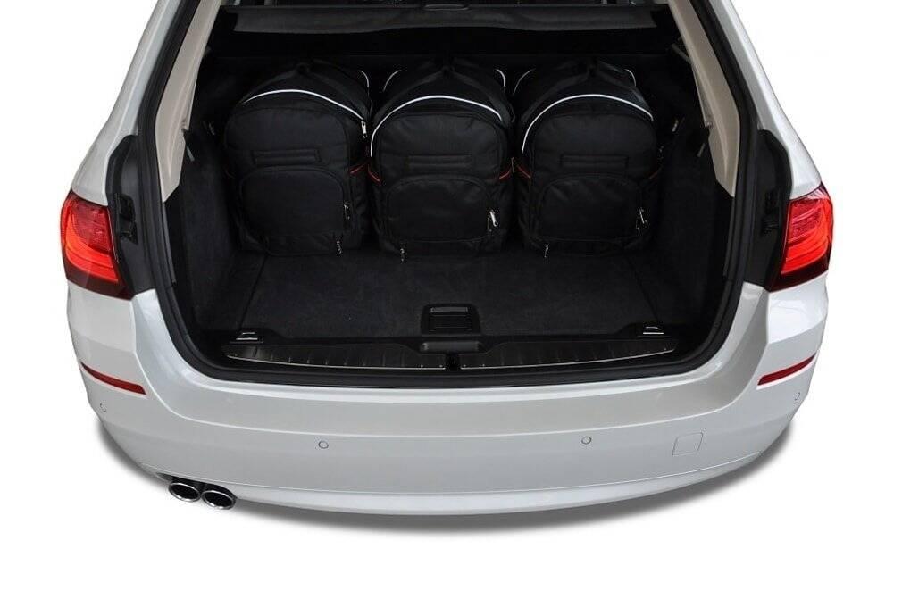BMW 5 TOURING 2010-2017 5-väskor Aero #färg_Svart