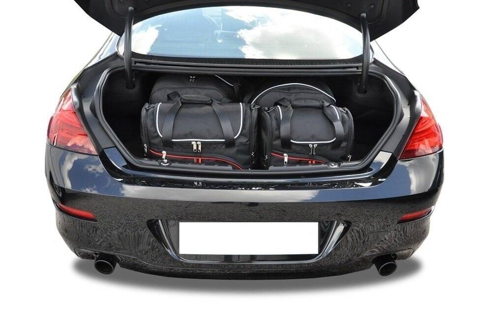 BMW 6 COUPE 2011-2018 4-väskor Aero #färg_Svart