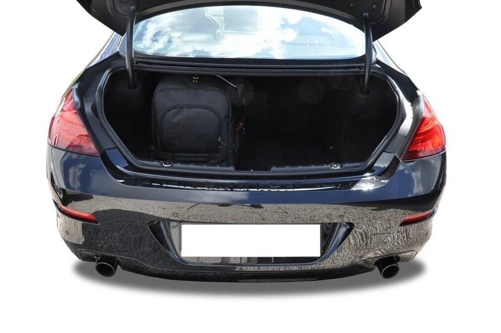 BMW 6 COUPE 2011-2018 4-väskor Aero #färg_Svart