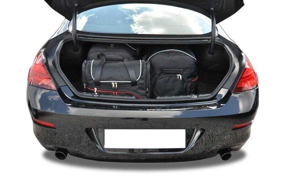 BMW 6 COUPE 2011-2018 4-väskor Aero #färg_Svart