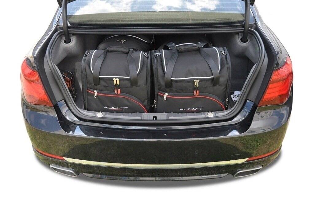 BMW 7 2008-2015 4-väskor Sport #färg_Svart