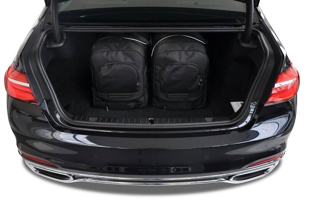 BMW 7 2015-2022 4-väskor Sport #färg_Svart