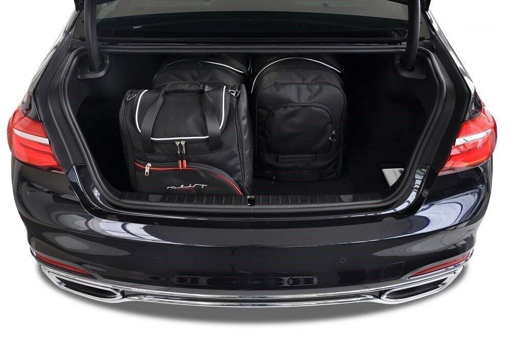 BMW 7 2015-2022 4-väskor Sport #färg_Svart