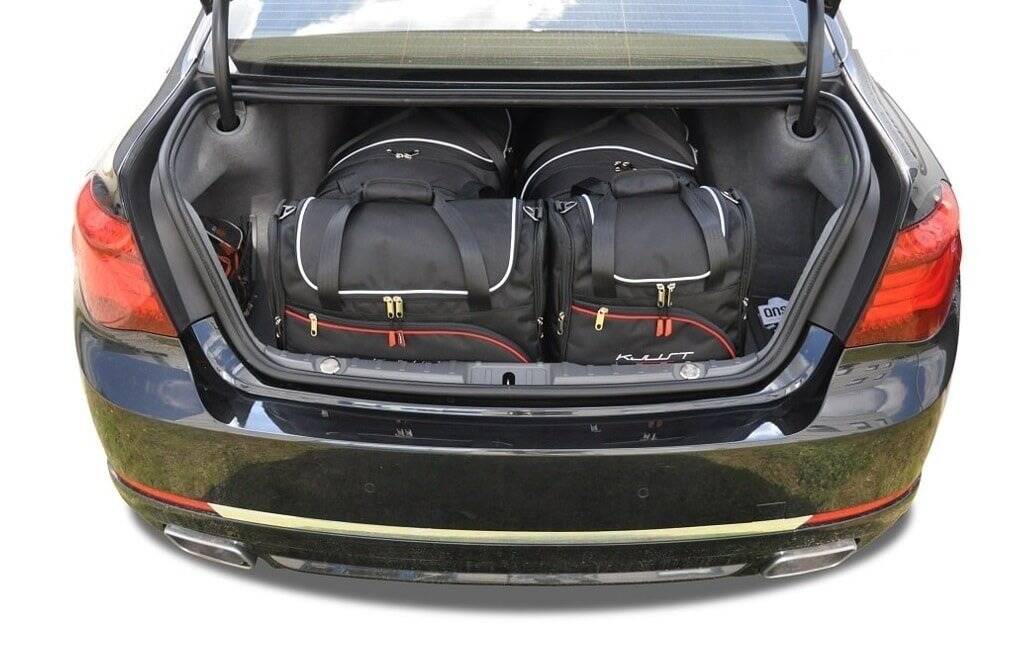 BMW 7L 2008-2015 4-väskor Aero #färg_Svart