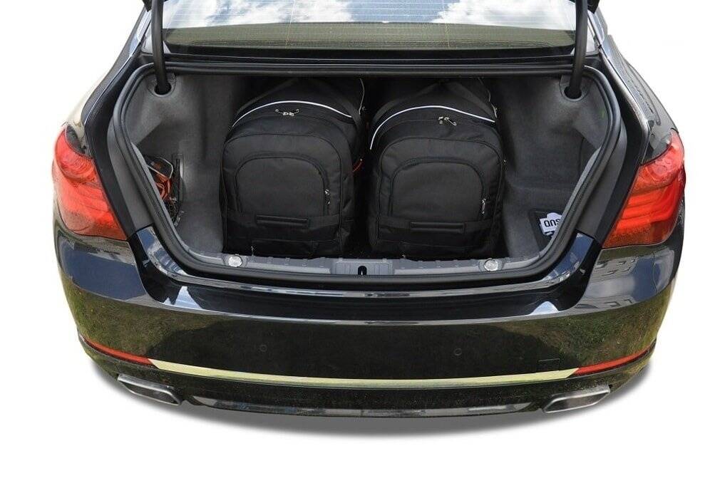 BMW 7L 2008-2015 4-väskor Aero #färg_Svart