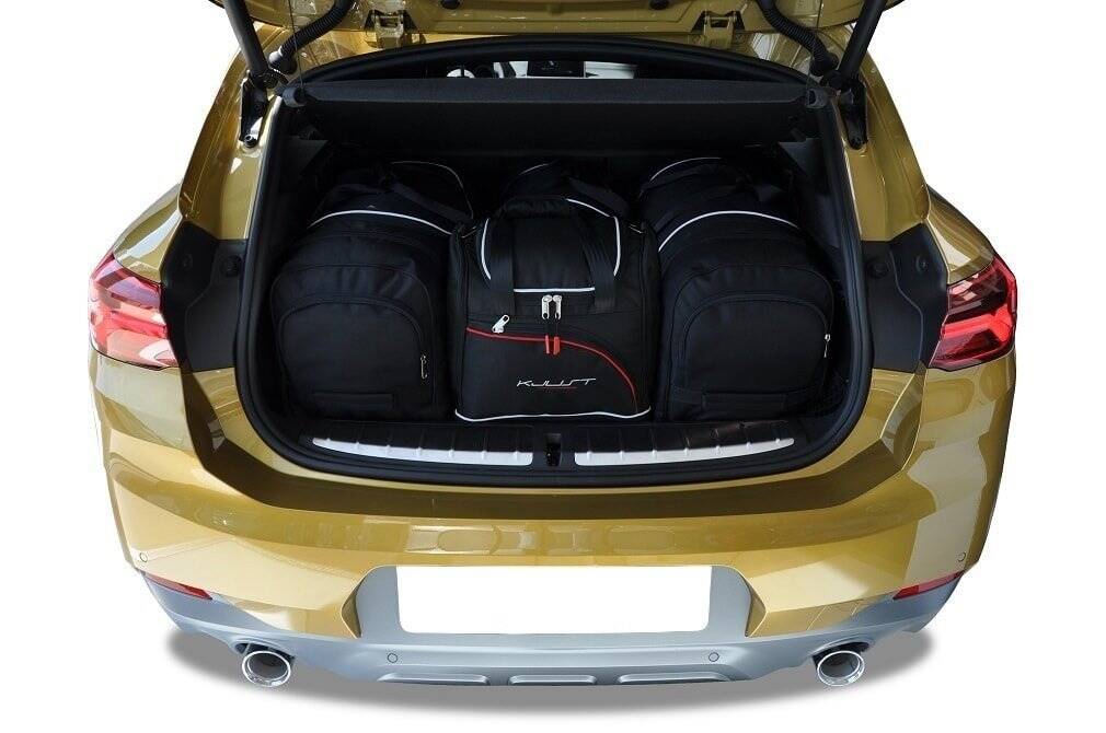 BMW X2 2017+ 4-väskor Sport #färg_Svart