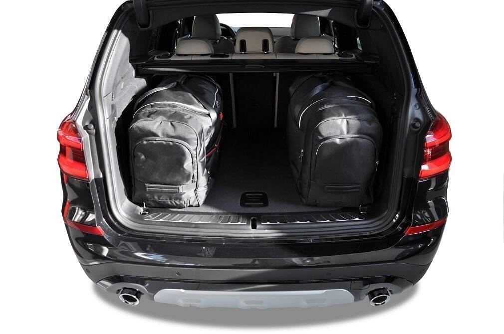 BMW X3 2017+ 4-väskor Aero #färg_Svart