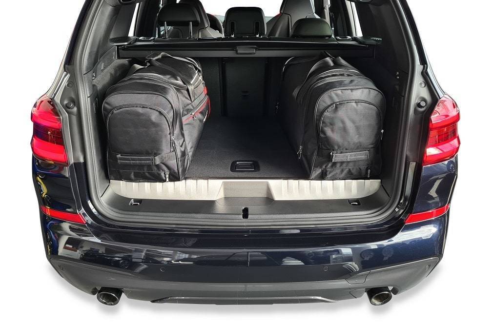 BMW X3 PHEV 2019+ 4-väskor #färg_Svart