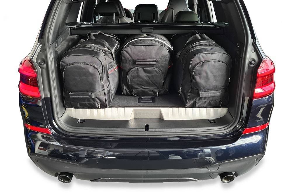 BMW X3 PHEV 2019+ 4-väskor #färg_Svart