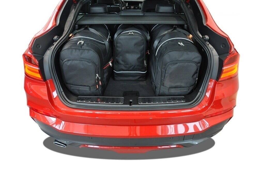 BMW X4 2014-2017 4-väskor Sport #färg_Svart