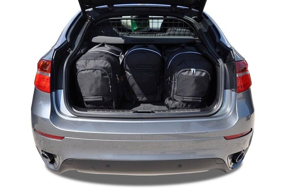 BMW X6 2008-2014 4-väskor Sport #färg_Svart