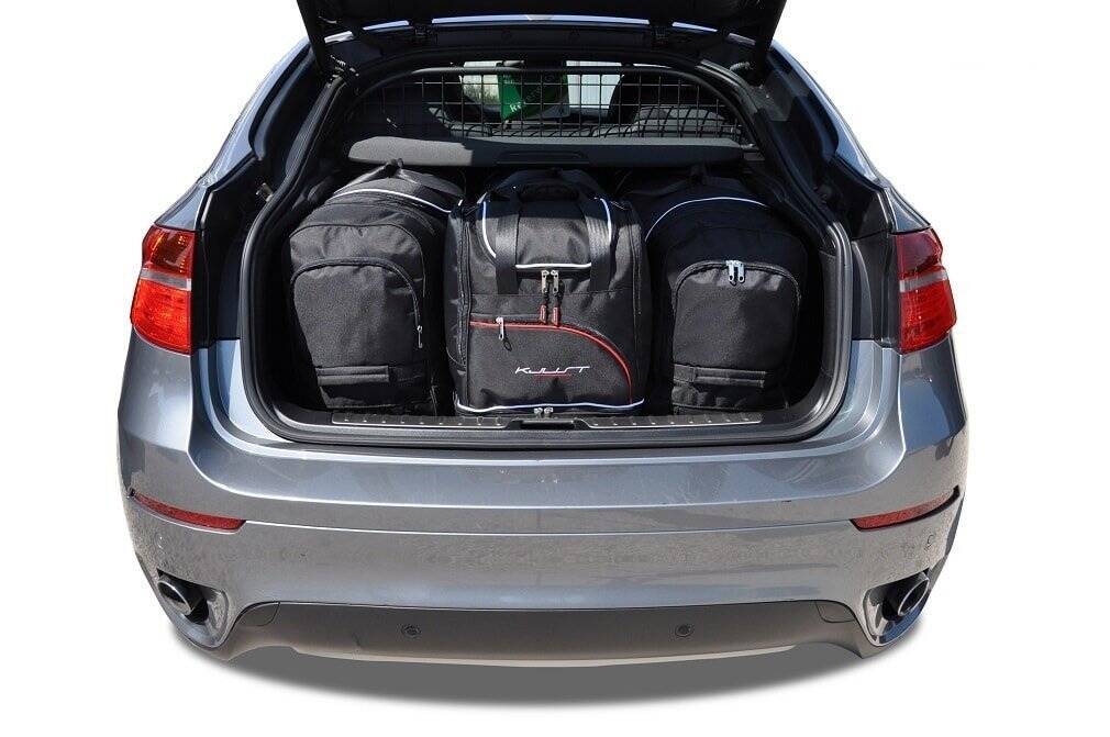 BMW X6 2008-2014 4-väskor Sport #färg_Svart