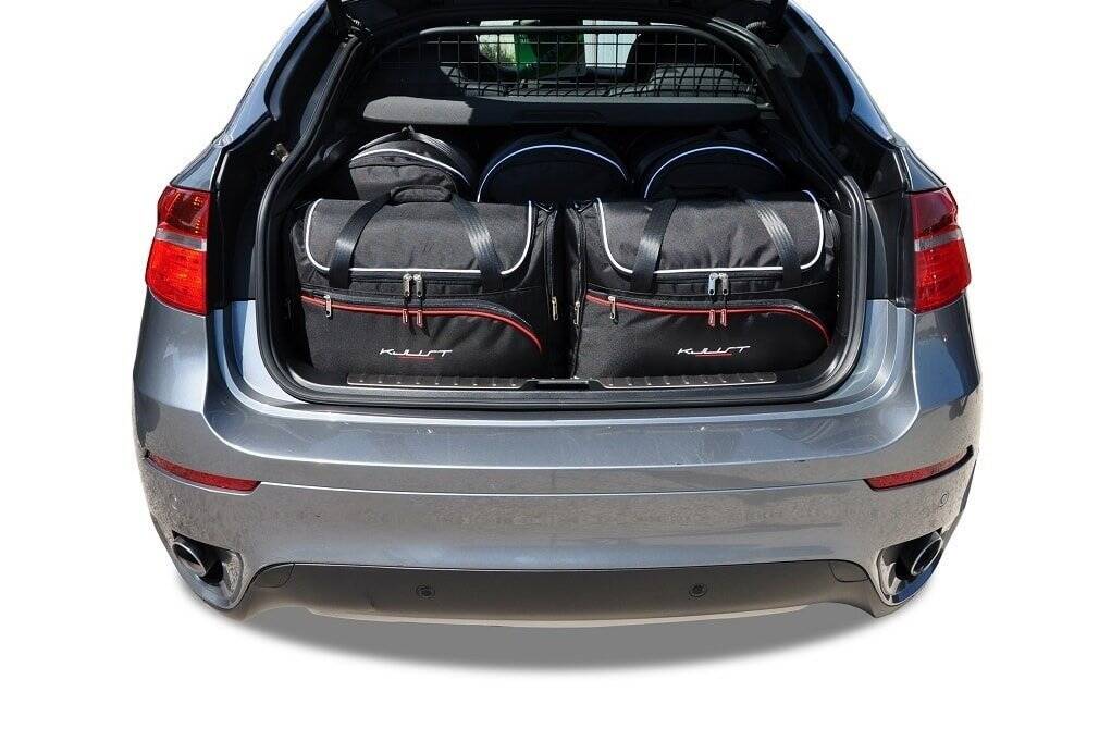 BMW X6 2008-2014 5-väskor Aero #färg_Svart