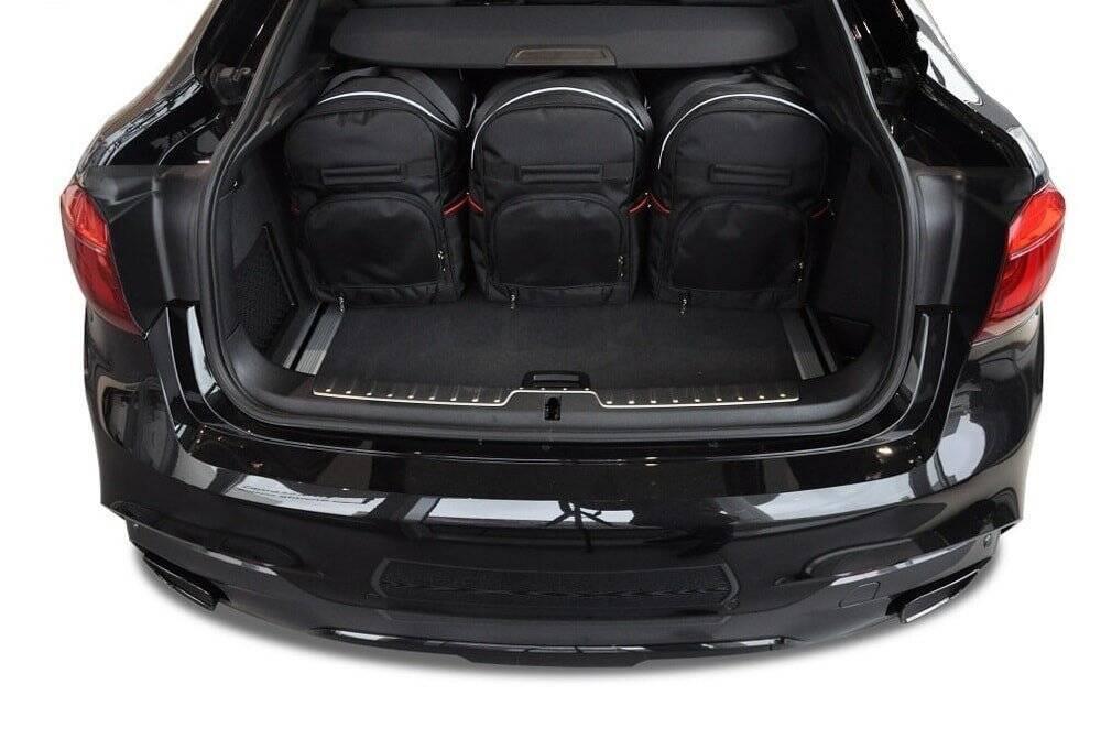BMW X6 2014-2019 5-väskor Sport #färg_Svart