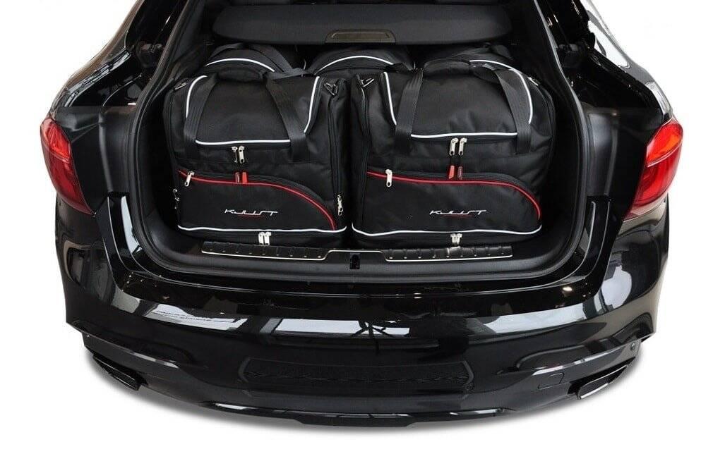BMW X6 2014-2019 5-väskor Sport #färg_Svart