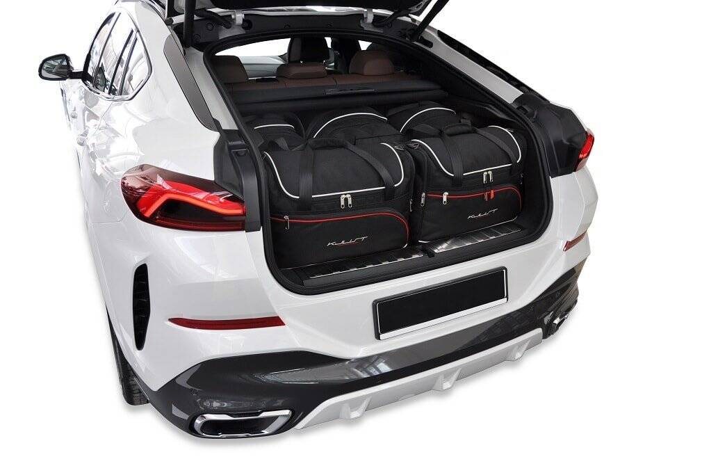 BMW X6 2019+ 5-väskor Aero #färg_Svart