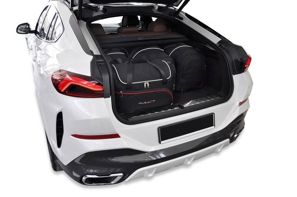 BMW X6 2019+ 5-väskor Aero #färg_Svart