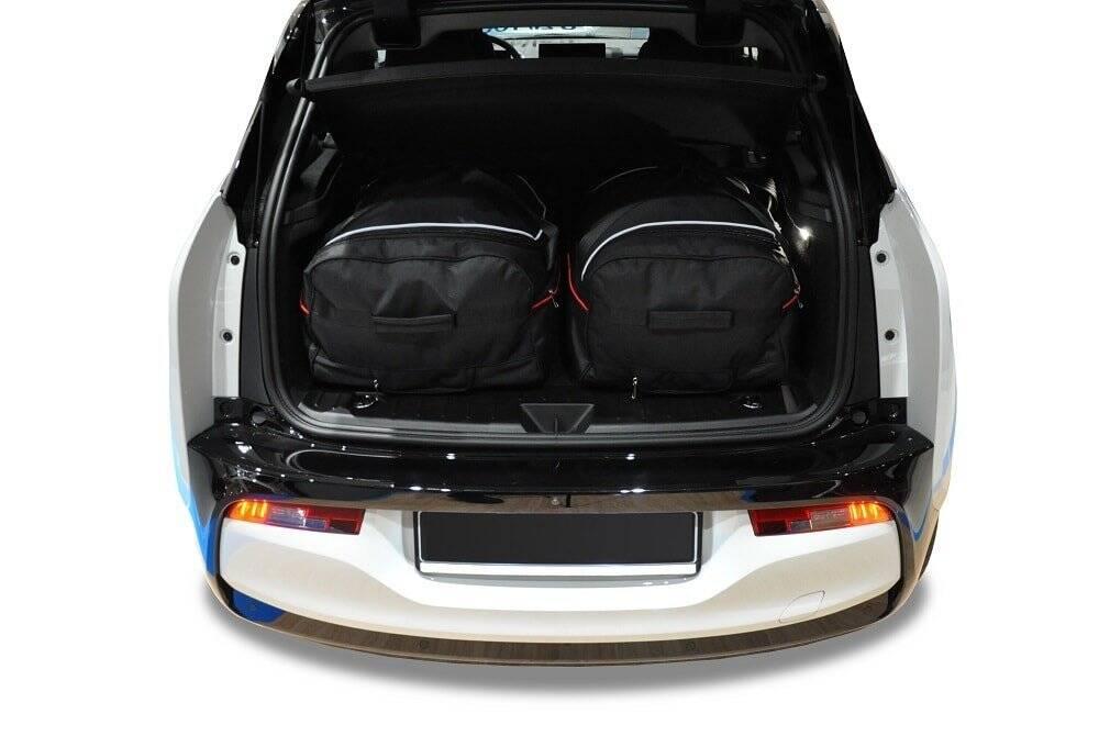 BMW i3 EV 2013-2022 2-väskor #färg_Svart