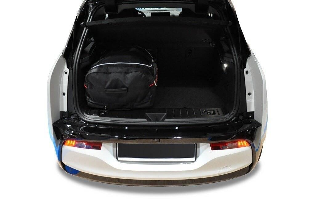 BMW i3 EV 2013-2022 2-väskor #färg_Svart