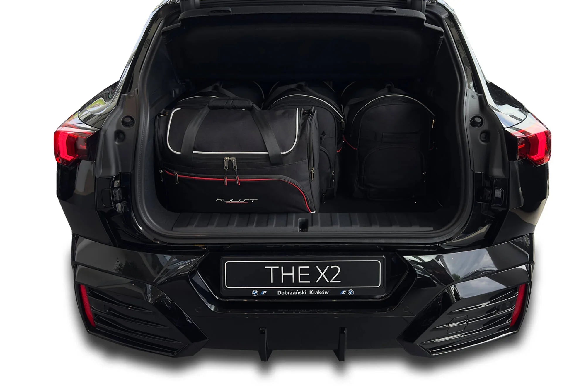 BMW iX2 2023+ 5-väskor #färg_Svart