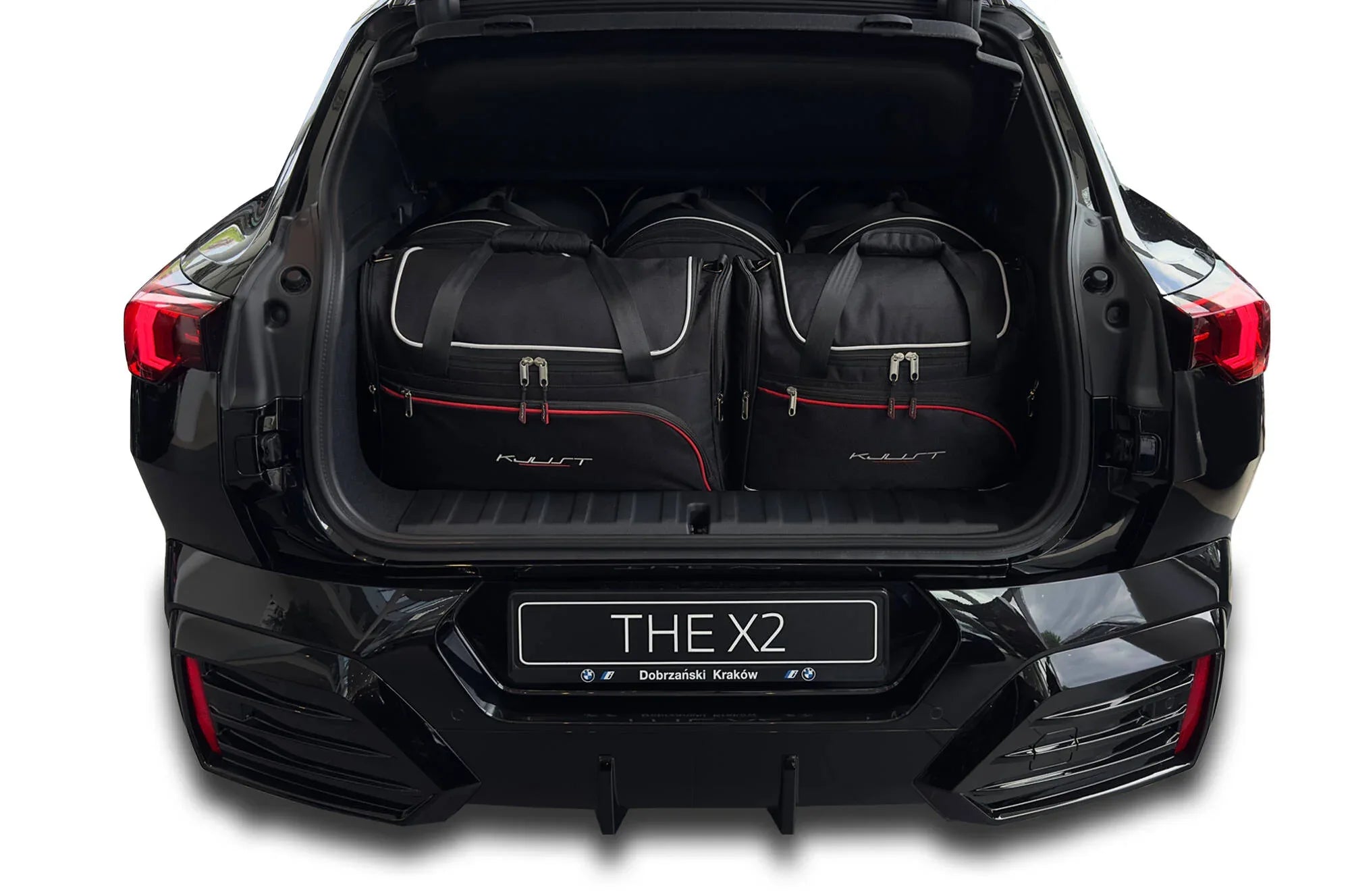 BMW iX2 2023+ 5-väskor #färg_Svart