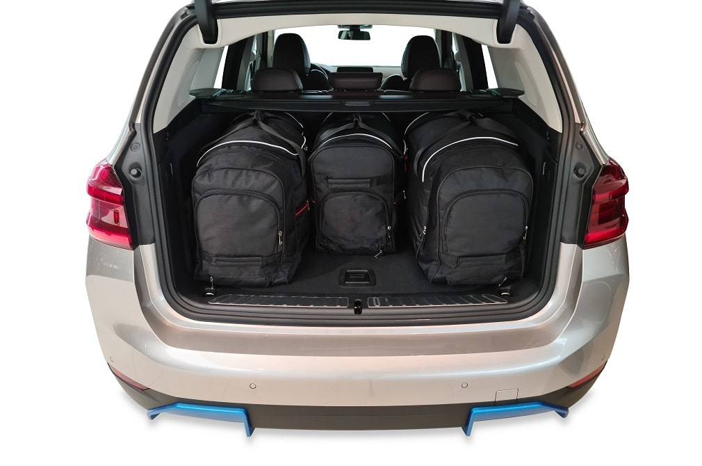 BMW iX3 2021-2025 4-väskor Aero #färg_Svart