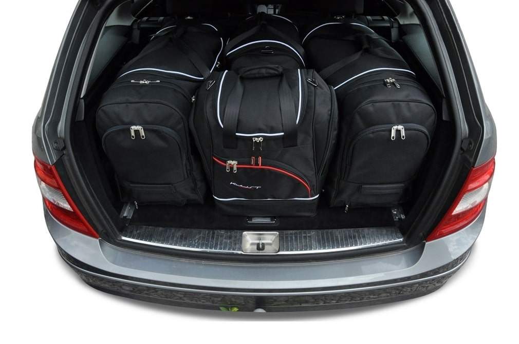 Mercedes-BENZ C KOMBI 2006-2014 4-väskor #färg_Svart