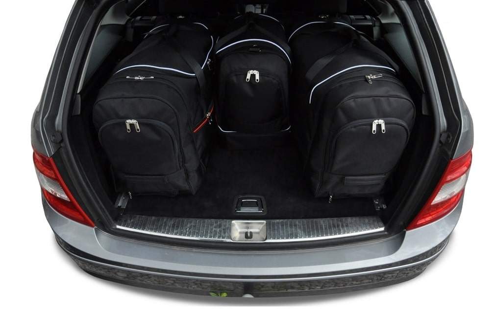 Mercedes-BENZ C KOMBI 2006-2014 4-väskor #färg_Svart