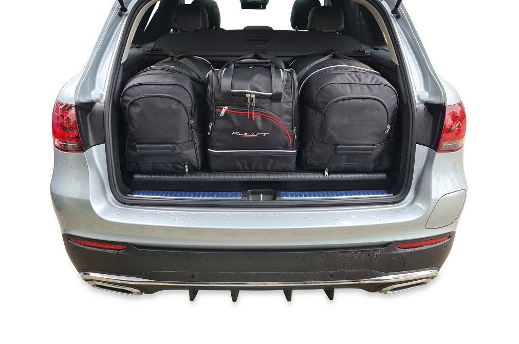 Mercedes-BENZ GLC PHEV 2019-2022 4-väskor Sport #färg_Svart