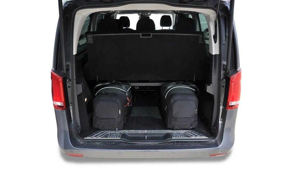 Mercedes-BENZ V EXTRA LONG 2014+ 7-väskor #färg_Svart