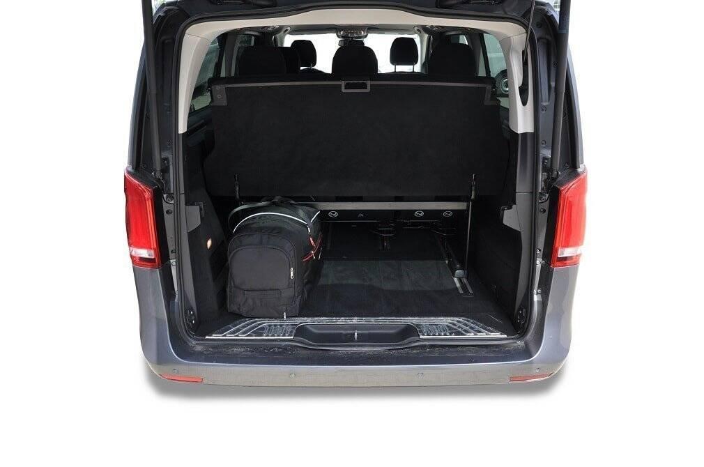 Mercedes-BENZ V EXTRA LONG 2014+ 7-väskor #färg_Svart