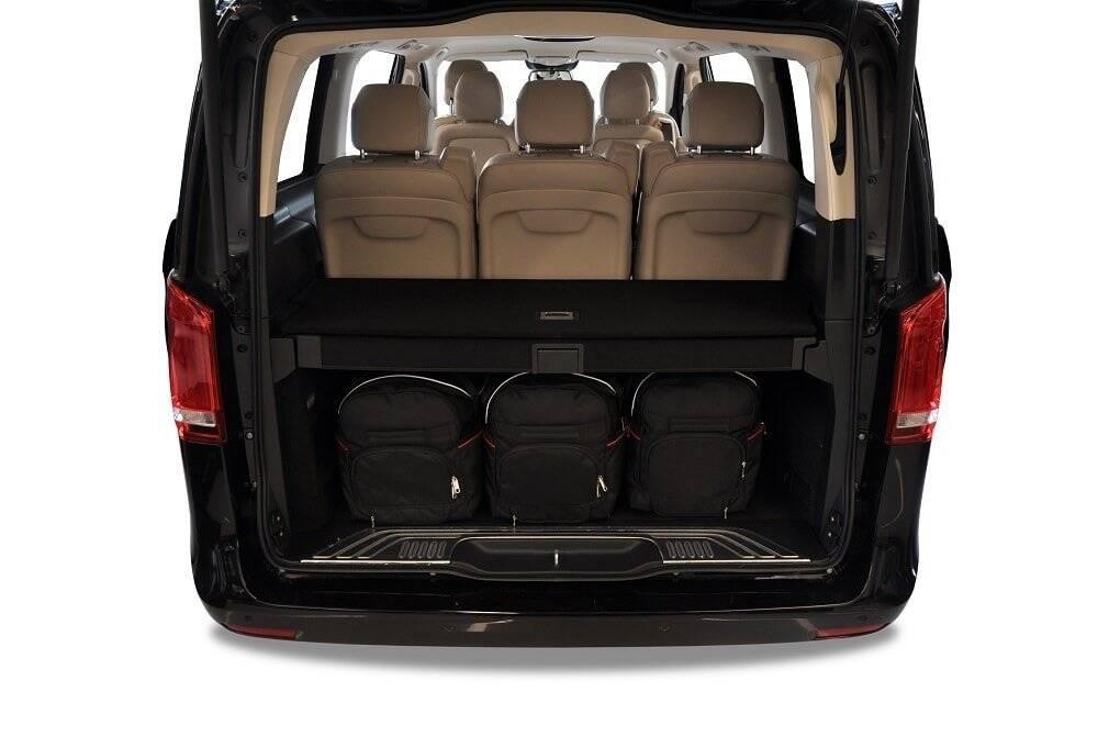 Mercedes-BENZ V LONG 2015+ 7-väskor #färg_Svart