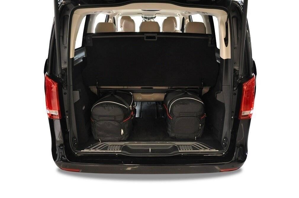 Mercedes-BENZ V LONG 2015+ 7-väskor #färg_Svart