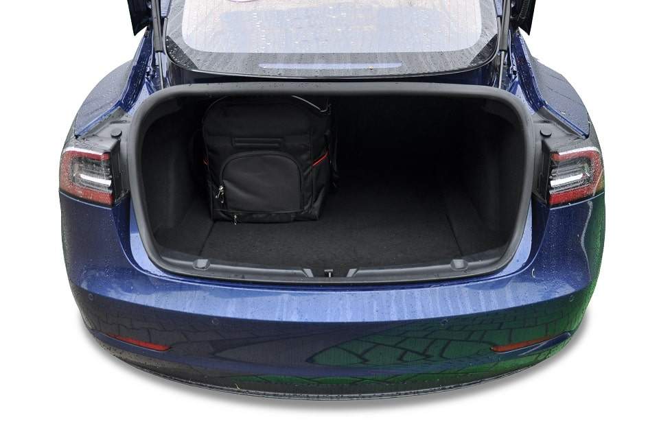 Tesla MODEL 3 EV 2017-2020 7-väskor Sport #färg_Svart